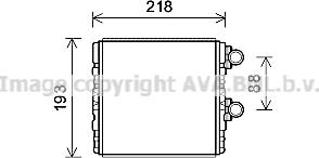 Prasco SB6081 - Теплообменник, отопление салона autosila-amz.com