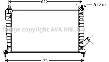 Prasco SB2062 - Радиатор, охлаждение двигателя autosila-amz.com