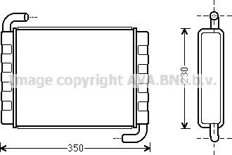 Prasco SC6006 - Теплообменник, отопление салона autosila-amz.com