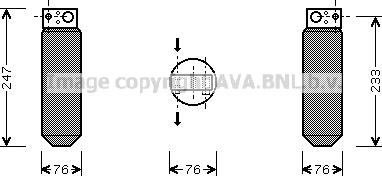 Prasco SCD014 - Осушитель, кондиционер autosila-amz.com