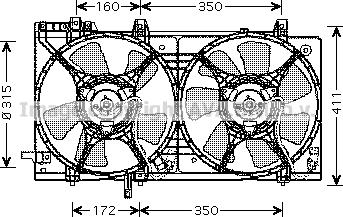 Prasco SU7512 - Вентилятор, охлаждение двигателя autosila-amz.com