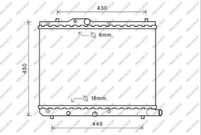 Prasco SZ034R004 - Радиатор, охлаждение двигателя autosila-amz.com