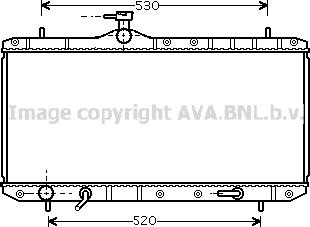 Prasco SZ2063 - Радиатор, охлаждение двигателя autosila-amz.com