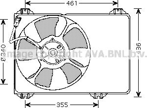 Prasco SZ7506 - Вентилятор, охлаждение двигателя autosila-amz.com