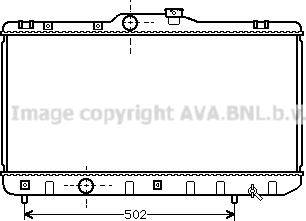 Prasco TO2188 - Радиатор, охлаждение двигателя autosila-amz.com