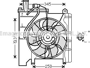 Prasco TO7552 - Вентилятор, охлаждение двигателя autosila-amz.com