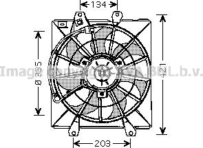 Prasco TO7507 - Вентилятор, охлаждение двигателя autosila-amz.com