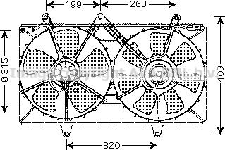 Prasco TO7521 - Вентилятор, охлаждение двигателя autosila-amz.com