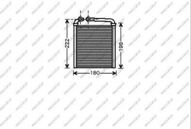 Prasco VG036H002 - Теплообменник, отопление салона autosila-amz.com