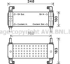 Prasco VL3073 - Масляный радиатор, двигательное масло autosila-amz.com