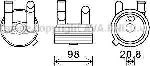 Prasco VN3396 - Масляный радиатор, автоматическая коробка передач autosila-amz.com