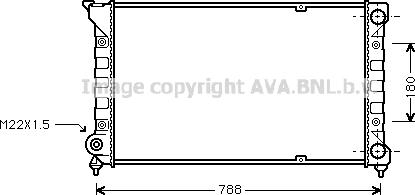 Prasco VN2066 - Радиатор, охлаждение двигателя autosila-amz.com