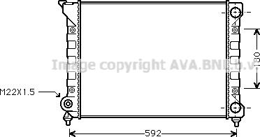 Prasco VN2071 - Радиатор, охлаждение двигателя autosila-amz.com