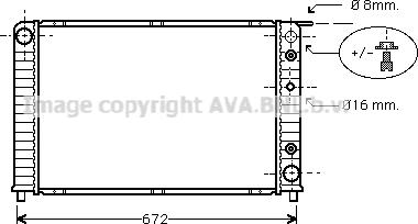 Prasco VO2089 - Радиатор, охлаждение двигателя autosila-amz.com