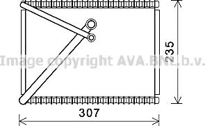 Prasco VOV156 - Испаритель, кондиционер autosila-amz.com