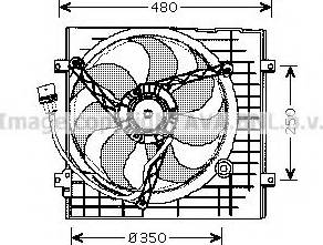 Prasco VW7506 - Вентилятор, охлаждение двигателя autosila-amz.com