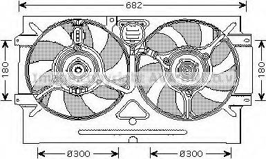 Prasco VW7518 - Вентилятор, охлаждение двигателя autosila-amz.com