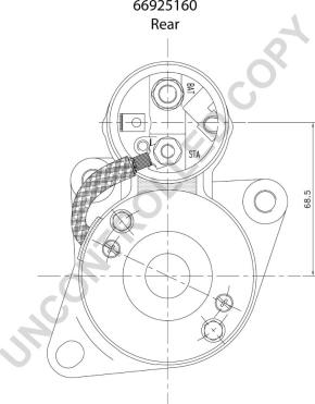 Prestolite Electric 66925160 - Стартер autosila-amz.com