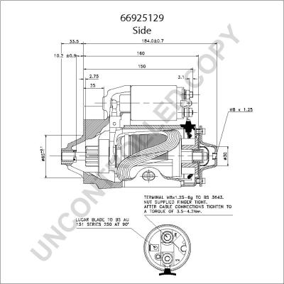 Prestolite Electric 66925129 - Стартер autosila-amz.com