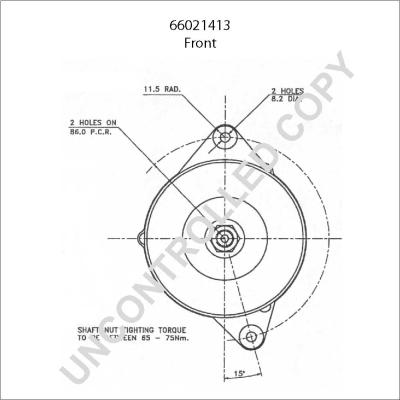 Prestolite Electric 66021413 - Генератор autosila-amz.com