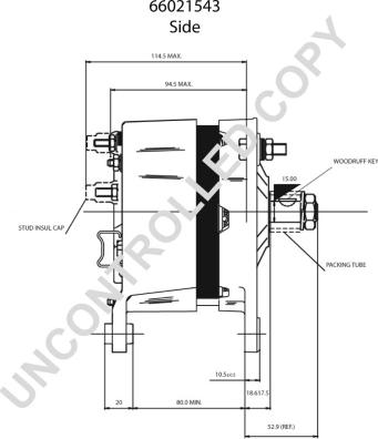 Prestolite Electric 66021543 - Генератор autosila-amz.com