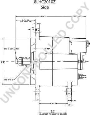 Prestolite Electric 8LHC2010Z - Генератор autosila-amz.com