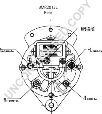 Prestolite Electric 8MR2013L - Генератор autosila-amz.com