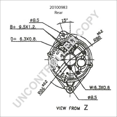 Prestolite Electric 20100983 - Генератор autosila-amz.com