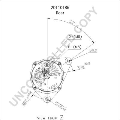 Prestolite Electric 20110186 - Генератор autosila-amz.com