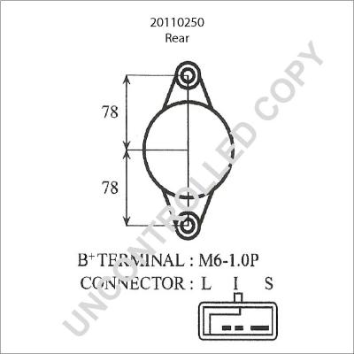 Prestolite Electric 20110250 - Генератор autosila-amz.com