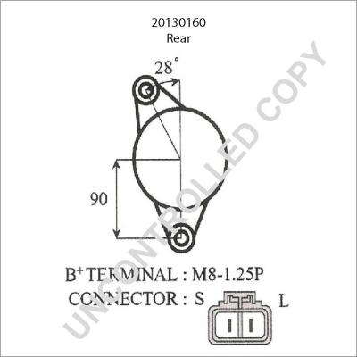 Prestolite Electric 20130160 - Генератор autosila-amz.com