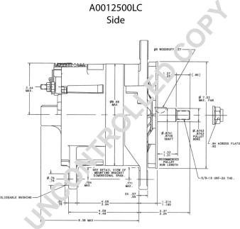 Prestolite Electric A0012500LC - Генератор autosila-amz.com