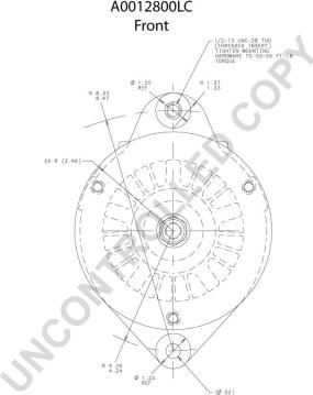 Prestolite Electric A0012800LC - Генератор autosila-amz.com