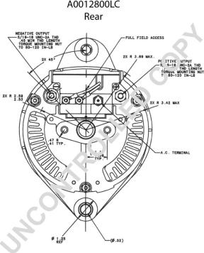 Prestolite Electric A0012800LC - Генератор autosila-amz.com