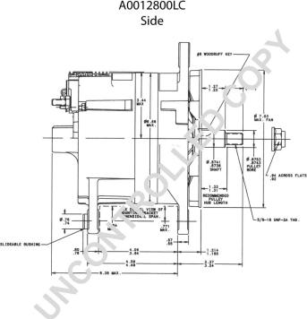 Prestolite Electric A0012800LC - Генератор autosila-amz.com