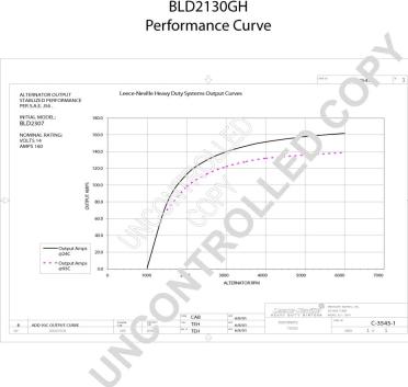 Prestolite Electric BLD2130GH - Генератор autosila-amz.com