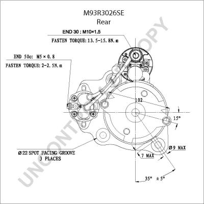 Prestolite Electric M93R3026SE - Стартер autosila-amz.com