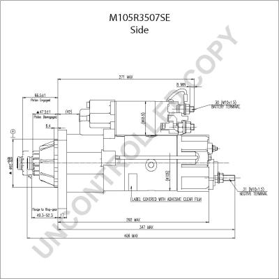 Prestolite Electric M105R3507SE - Стартер Volvo FH12 (D12A, D12C) autosila-amz.com