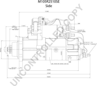 Prestolite Electric M105R2510SE - Р С Р С С Р С (12v,5.0kW,10 zД bГ w) autosila-amz.com