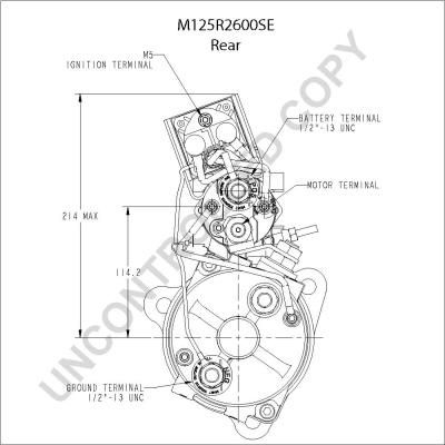 Prestolite Electric M125R2600SE - Стартер autosila-amz.com