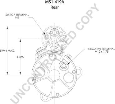 Prestolite Electric MS1-419A - Автозапчасть autosila-amz.com