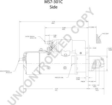 Prestolite Electric MS7-301A - Стартер autosila-amz.com