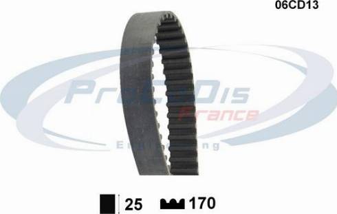 Procodis France KTD1024 - Комплект зубчатого ремня ГРМ autosila-amz.com