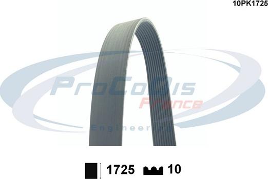 Procodis France 10PK1725 - Поликлиновой ремень autosila-amz.com