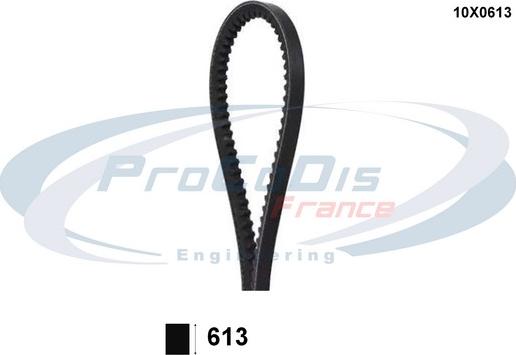 Procodis France 10X0613 - Клиновой ремень, поперечные рёбра autosila-amz.com