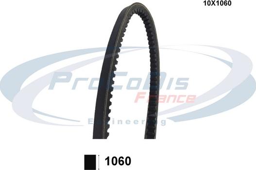 Procodis France 10X1060 - Клиновой ремень, поперечные рёбра autosila-amz.com