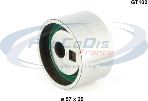Procodis France GT102 - Натяжной ролик, зубчатый ремень ГРМ autosila-amz.com