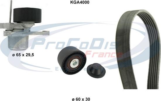 Procodis France KGA4000 - Поликлиновый ременный комплект autosila-amz.com