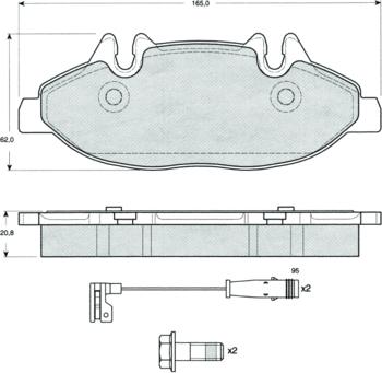 Procodis France PF1502 - Тормозные колодки, дисковые, комплект autosila-amz.com