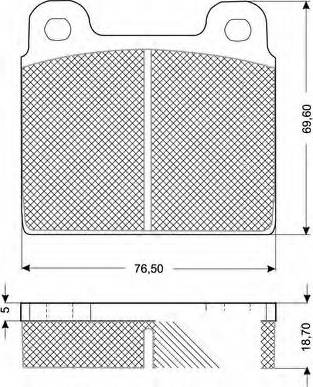 BENDIX 318181 - Тормозные колодки, дисковые, комплект autosila-amz.com